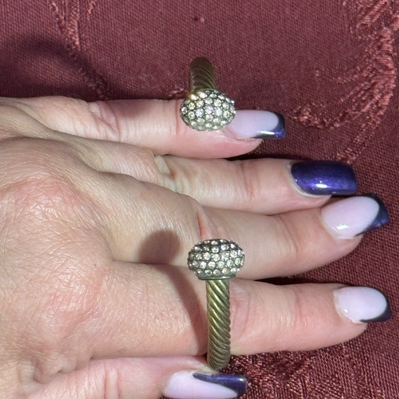 Touchstone Crystal Gold and Silver Bracelet - Picture 2 of 2